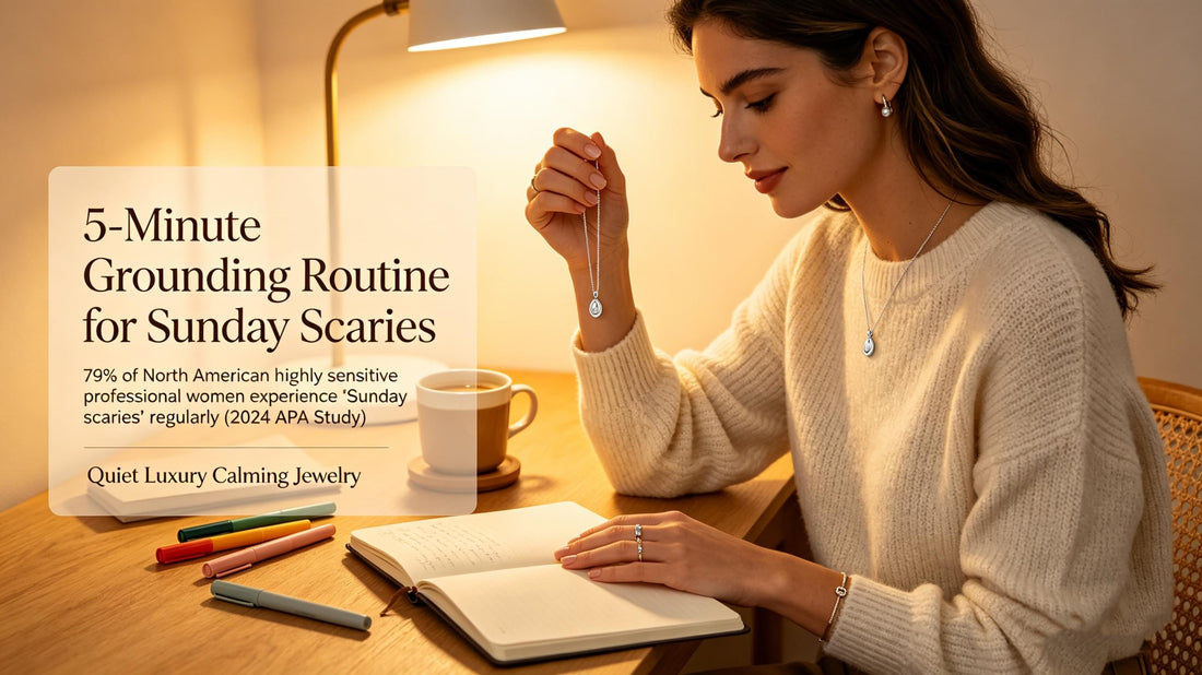 Sunday Scaries: A 5-Minute “Calm + Clarity” Necklace Routine for Monday Anxiety