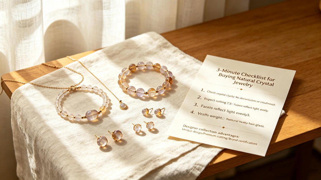 How to Tell If Crystal Jewelry Is Real (A Non-Expert Checklist)