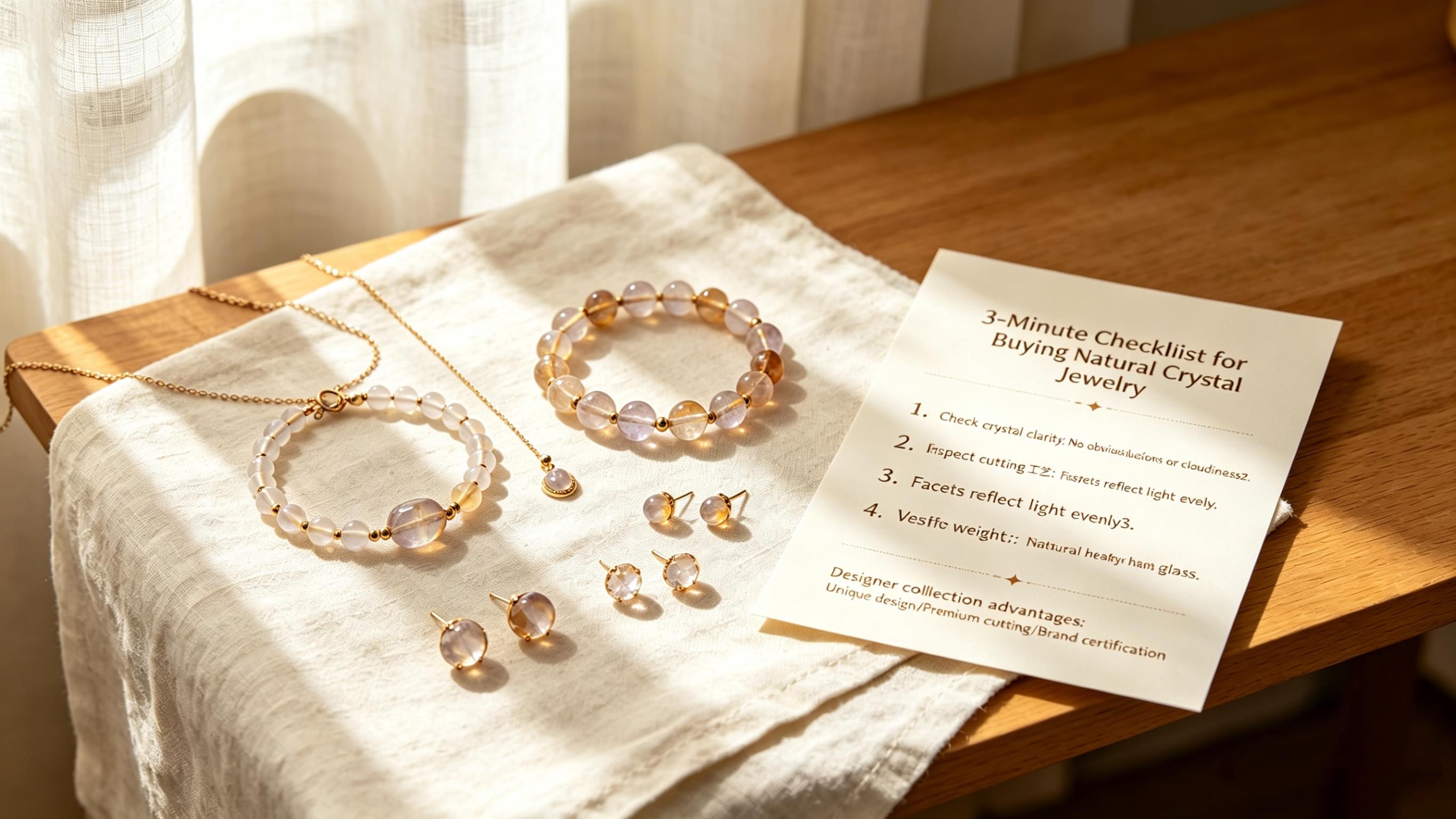 How to Tell If Crystal Jewelry Is Real (A Non-Expert Checklist)