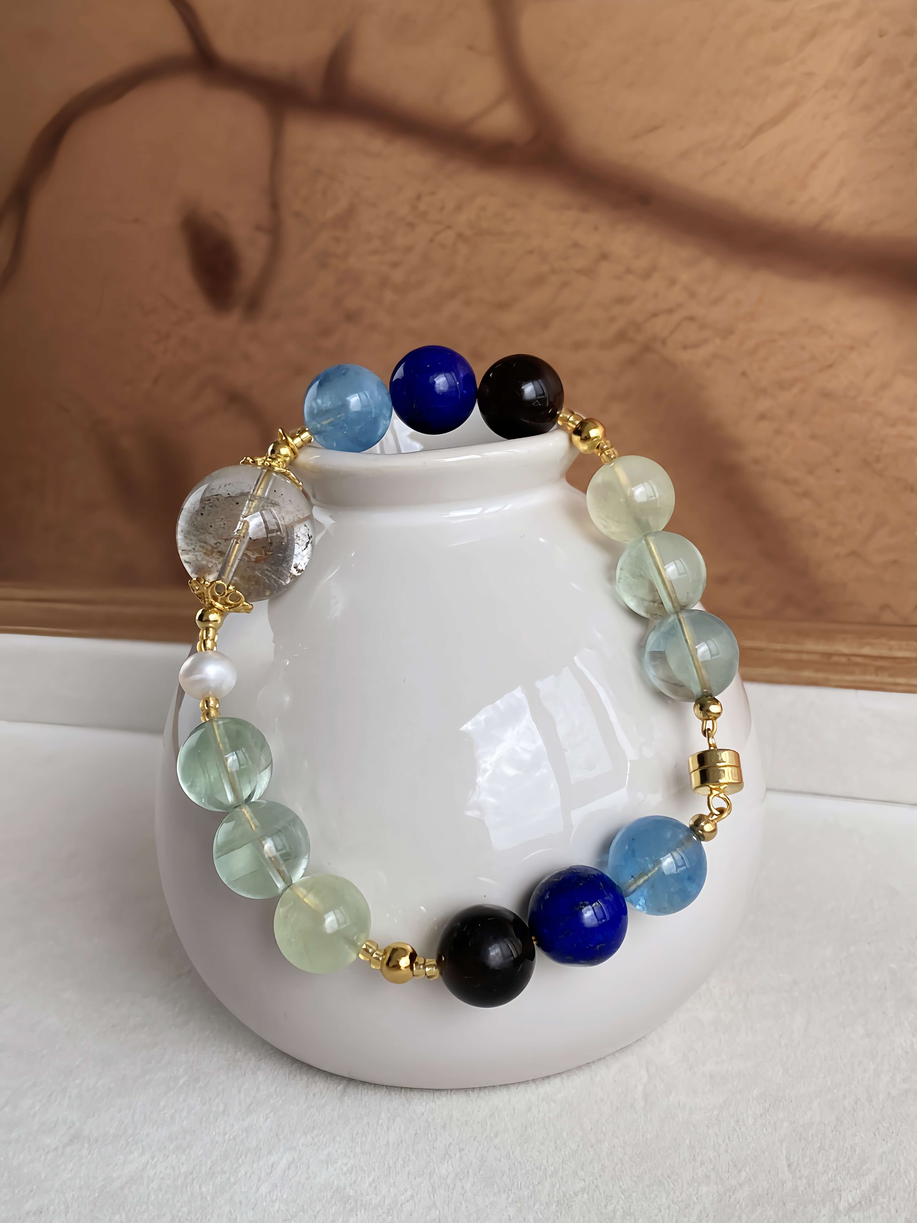 YanJ Jewelry Creative Crystal Bracelet Complete Display - Meaningful Gifts Designed for Spiritual Seekers and Highly Sensitive Women