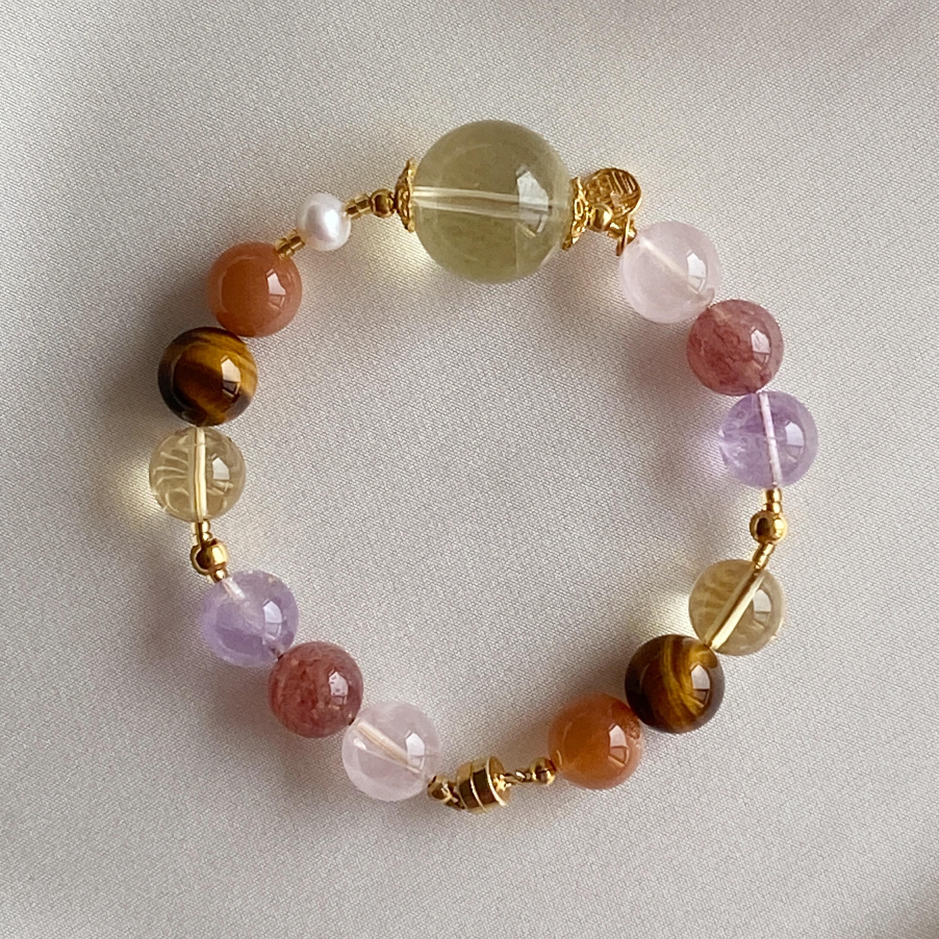 Citrine & Amethyst Stablize Bracelet: Ground Your Fire, Fuel Your Focus